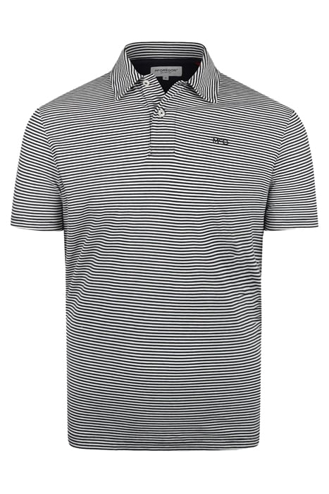 STRIPE JERSEY POLO NAVY 1