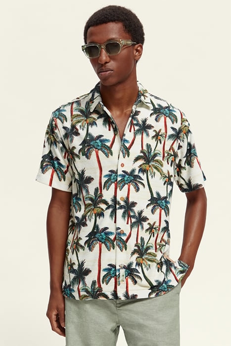 ALLOVER PRINTED TERRY SHIRT PALMTREES 3