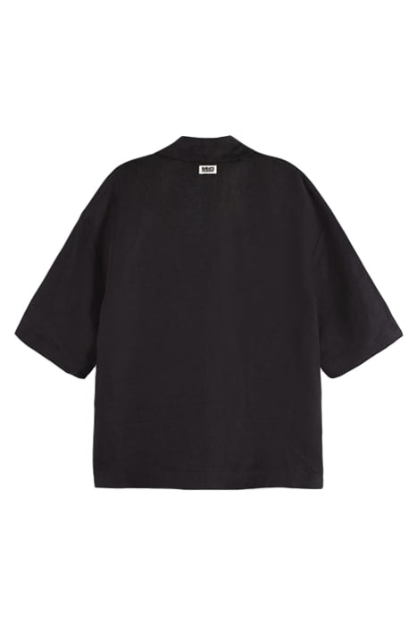 CAMP SHIRT BLACK 2