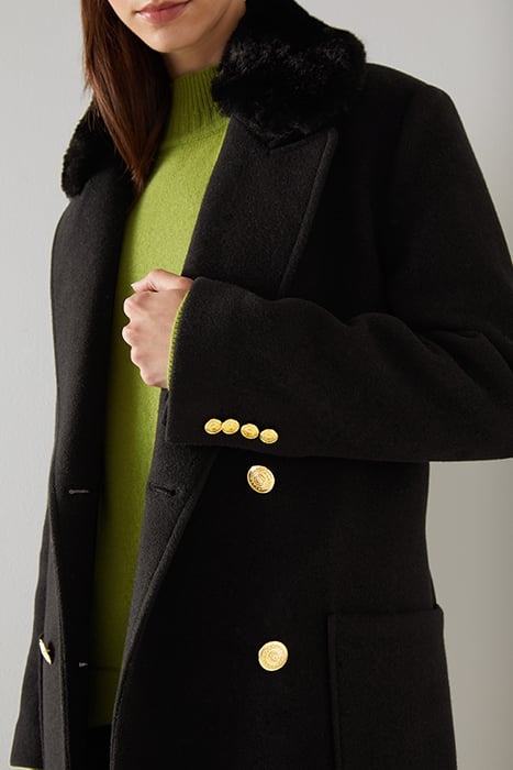 CRAWFORD DOUBLE BREASTED COAT BLACK 6