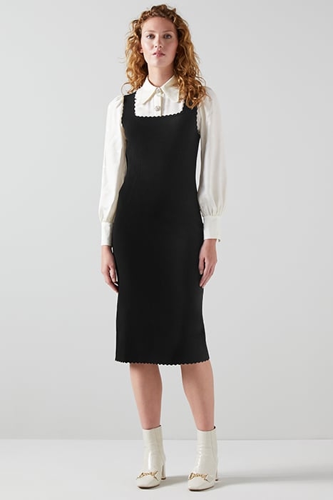 HILARY MIDI DRESS BLACK 4