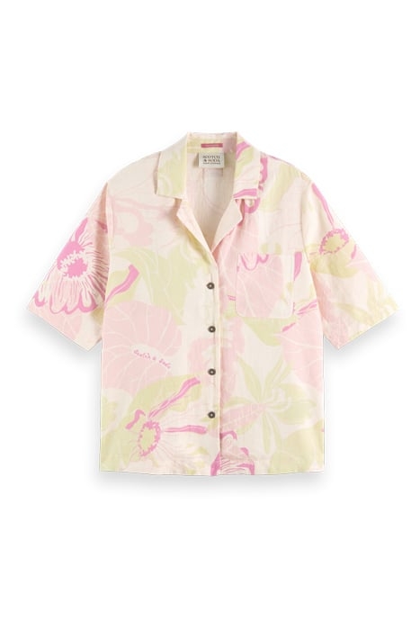 CAMP SHIRT WITH PRINT VONDELFIELD BLOSSOM 1