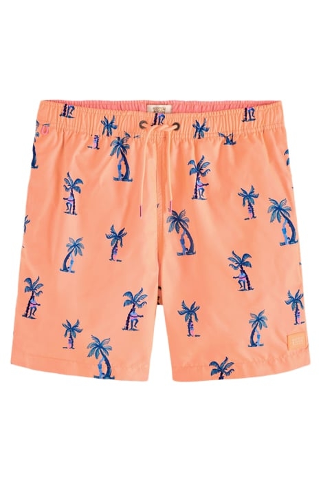 MID LENGTH - PRINTED SWIMSHORT PINK GUITAR AOP 1