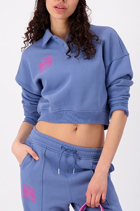 EASE POLO SWEATER BLUE 5