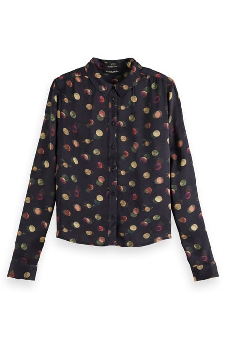 VISCOSE JACQUARD SLIM FIT SHIRT PLANETS 1