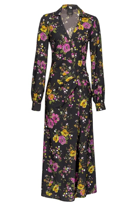 ABADECO ABITO CREPE FLUIDO STA BLACK/FUCHSIA/GREEN 4