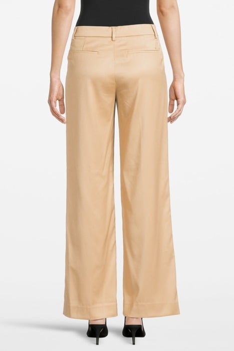 EDIE - HIGH RISE WIDE LEG TROUSERS SAND 3