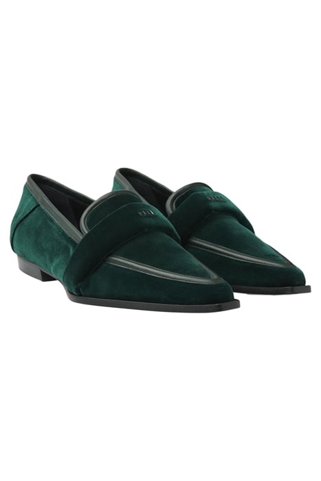 DELPHINE LOAFER DK GREEN VELVET 3