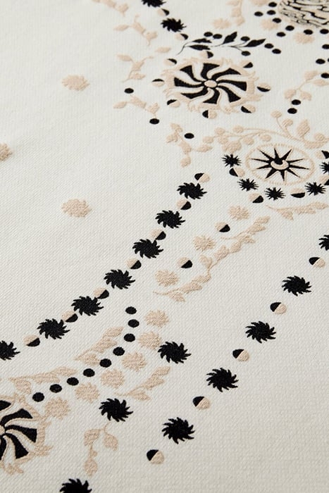 RELAXED FIT CREWNECK SWEATER AGED WHITE 3