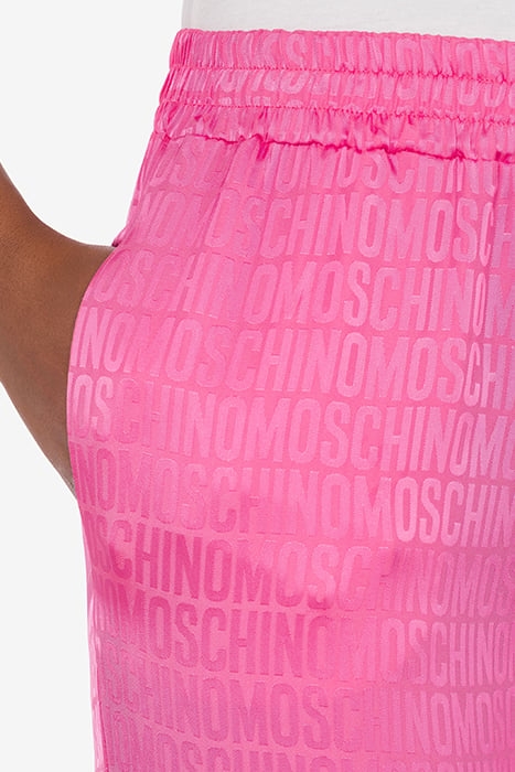 JOGGING IN TWILL ALLOVER LOGO FUCSIA 4