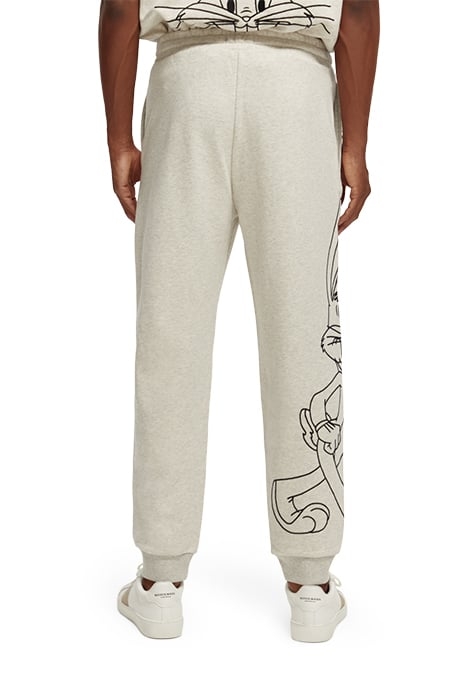 BUGS BUNNY - SWEATPANTS WITH PLACEMENT EMBROIDERY OFF WHITE 5
