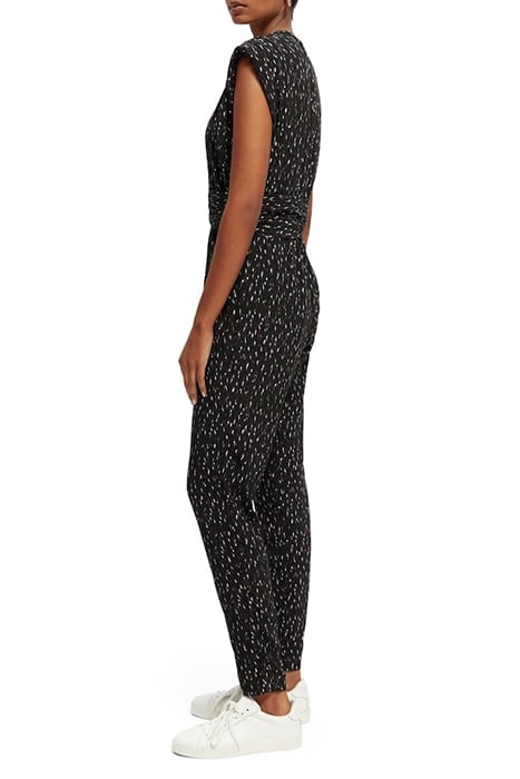 JUMPSUIT WITH KNOTTED BELT IKAT RAIN 5