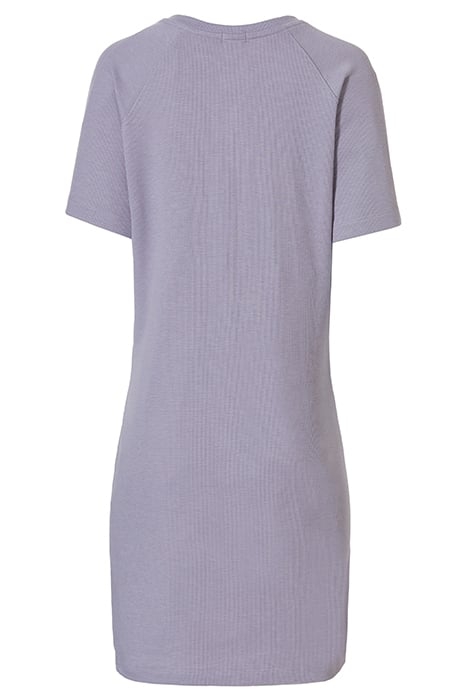 NW 1P NIGHTGOWN SS NOE WAFFLE PURPLE GREY 2