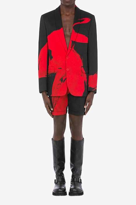 TONY VIRAMONTES ARCHIVE STRETCH GABARDINE JACKET BLACK 1