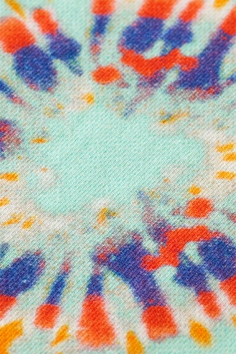 COTTON IN CONVERSION ALL-OVER PRINTED CREWNECK SWEATSHIRT TI 6