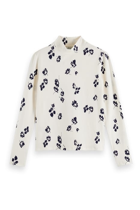 ALL-OVER PRINT SLIM-FIT LONG SLEEVE T-SHIRT TULIPS 1