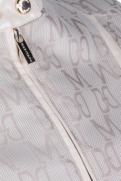 LOGO JACQUARD JACKET SANDY SHORE LEATHER & BIKER MONOGRAM 3