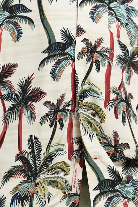 SHORT SLEEVED PRINTED CAMP SHIRT OFFWHITE PALMTREES AOP 7