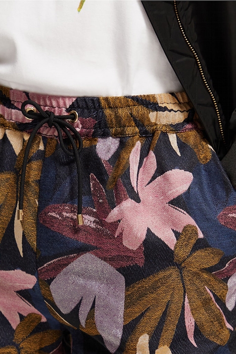 JACQUARD JOGGER PANT FLOWER CAMO 6