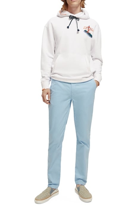 MOTT- GARMENT DYED PIMA COTTON CHINO SEA BLUE 3