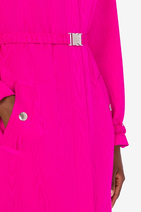 SAFETY BELT FLUID MOIRÉ COAT PINK 4