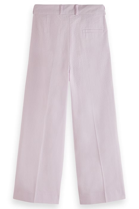 STRIPED WIDE-LEG SEERSUCKER PANTS ORCHID SEERSUCKER 8