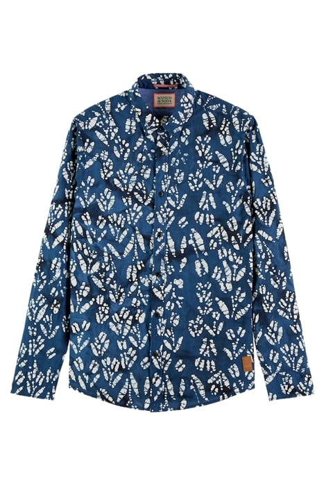 SLIM-FIT ALLOVER PRINTED POPLIN SHIRT COMBO E 1