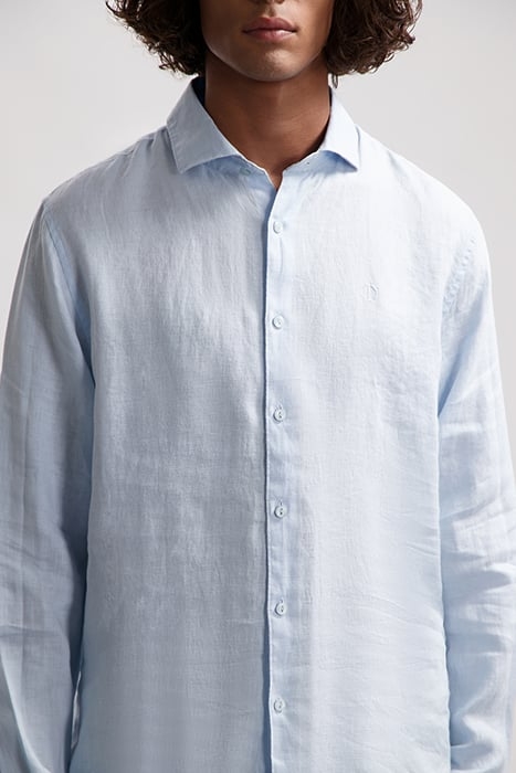 BASIC SHIRT LINEN LT. BLUE 4