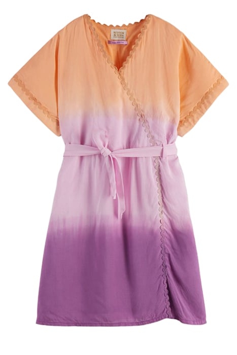 TIE-DYE WRAP KAFTAN DRESS TIE DYE 1
