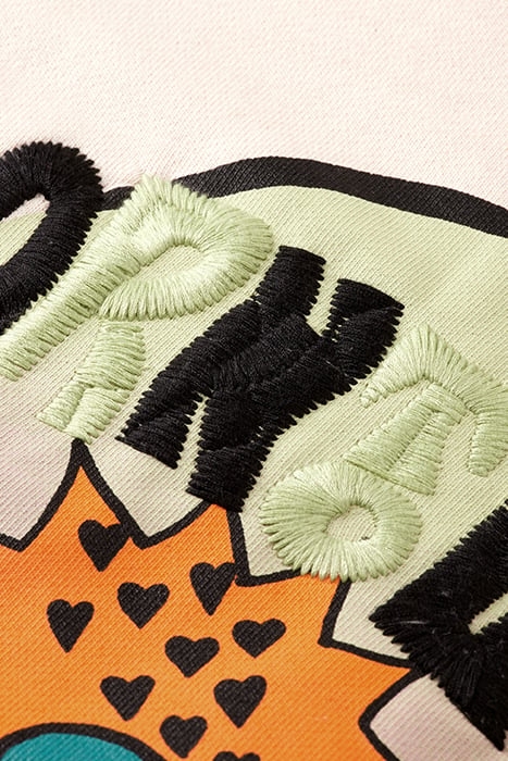 BORN TO LOVE - ZIP THROUGH HOODIE ECRU 3