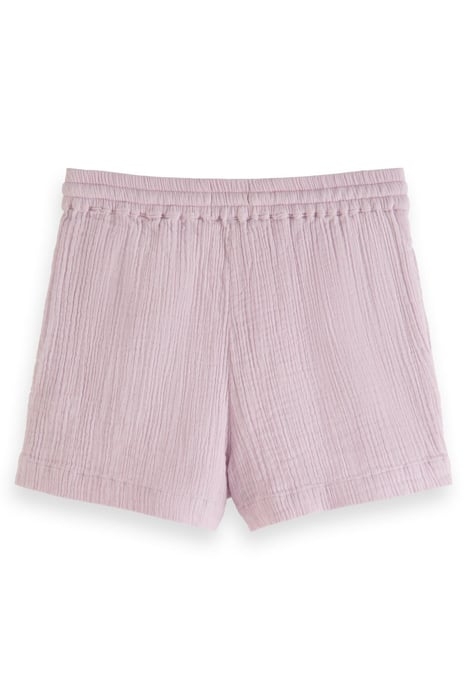 CRINKLE-COTTON SHORTS ORCHID 2