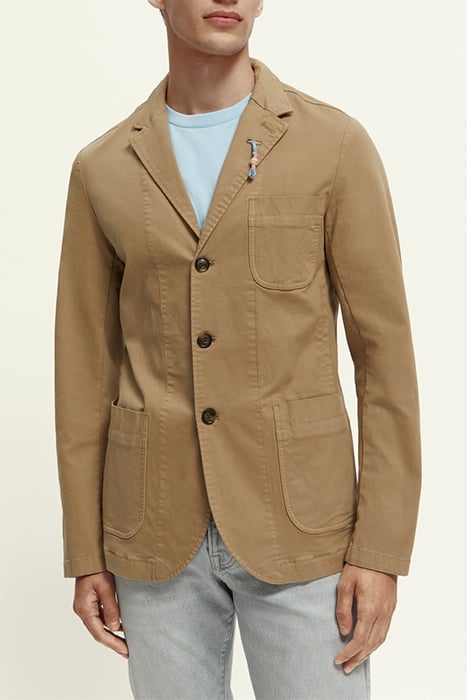 UNCONSTRUCTED 3-BUTTON BLAZER SAND 2