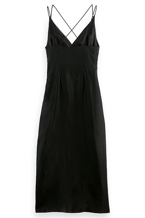 SUMMER FITTED DRESS WITH STRAPS BLACK 2