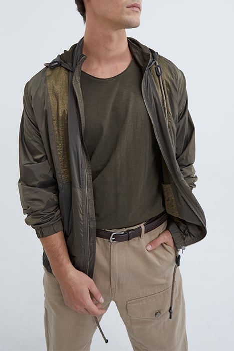 KHAKI NYLON JACKET 3