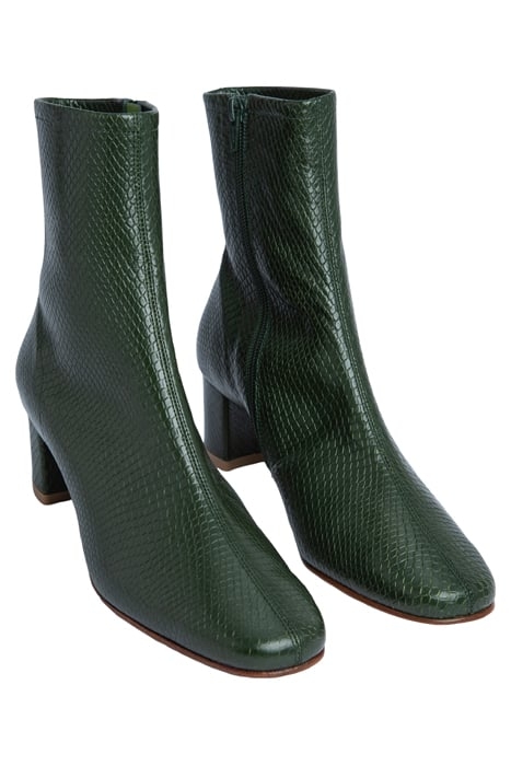 SOFIA EMERALD SNAKE PRINT LEATHER 2