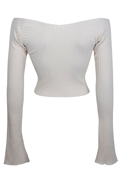 TUNE RIB CROP TOP BEIGE 2