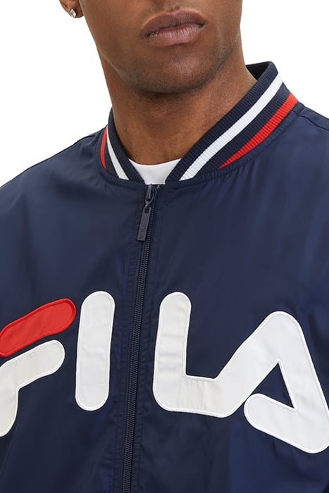 LOGRONO LOGO BOMBER JACKET BLACK IRIS 6