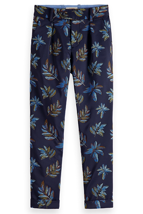 LOOSE TAPERED-FIT JACQUARD PANTS LEAF JACQUARD 4