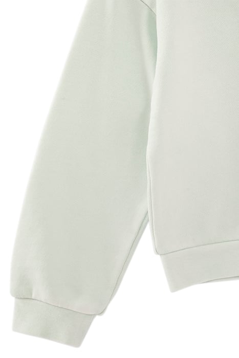 GIRLS’ AQUA GREEN EMBROIDERED VINTAGE IMAGE SWEATSHIRT 5