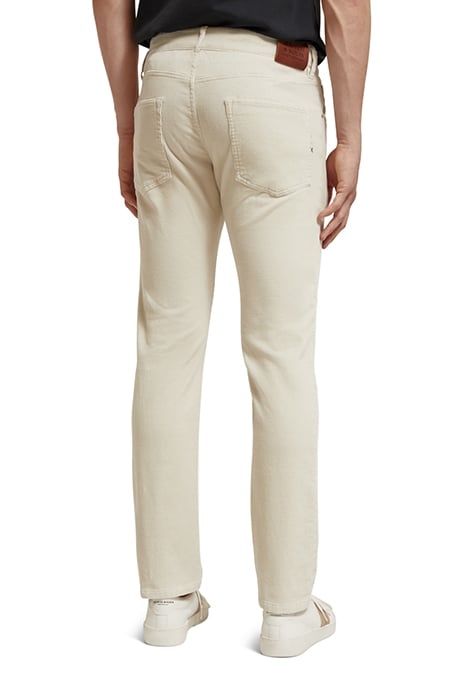 REGULAR SLIM RALSTON CORDUROY JEANS IN ORGANIC COTTON OFF WH 2
