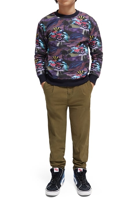 RELAXED FIT ALL-OVER PRINTED SWEATSHIRT COLOURFUL SCENERY 3