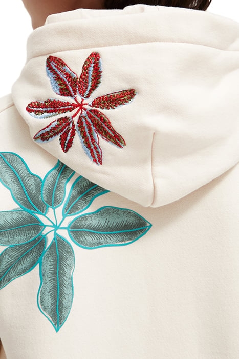 OVERSIZED FIT PLACED ARTWORK HOODIE CONTAINS ORGANIC COTTON 7