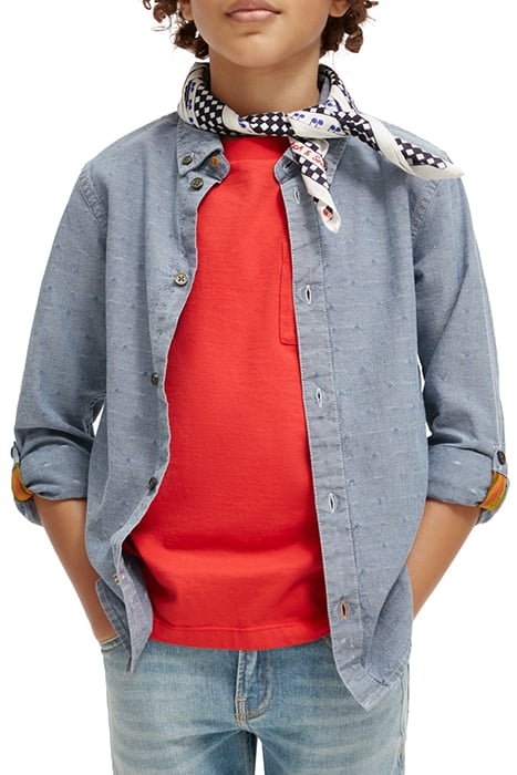 TEXTURED SMART INDIGO SHIRT INDIGO 1