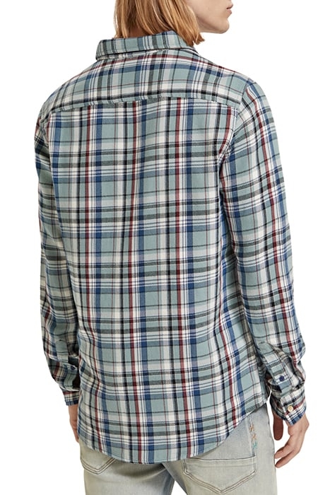 ARCHIVE FLANNEL CHECK BLUE RED CHECK 2