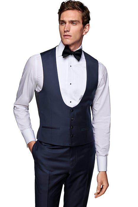 MID BLUE THREE-PIECE LAZIO TUXEDO MID BLUE 7