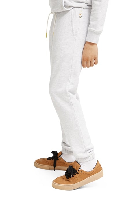 BANDANA LABEL SWEATPANTS IN ORGANIC COTTON GREY MELANGE 6