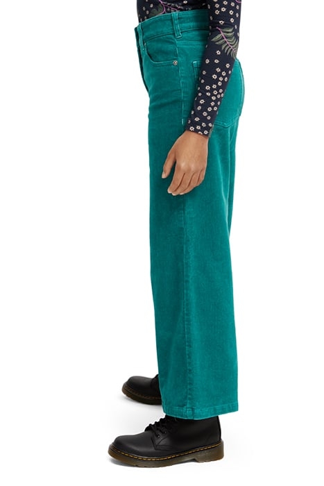 THE WAVE HIGH RISE SUPER WIDE JEANS IN CORDUROY JADE 6