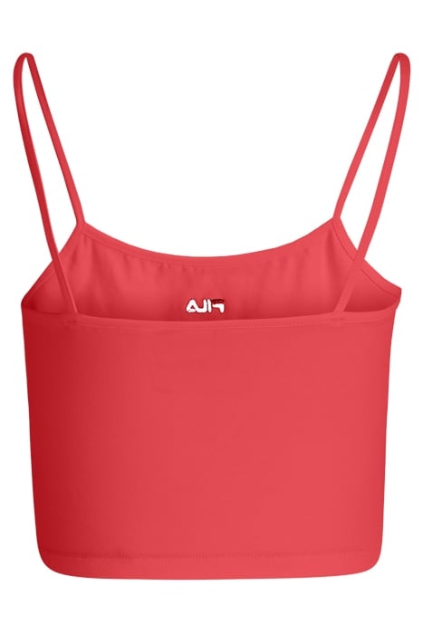 LONI CROPPED SPAGHETTI TOP CAYENNE 5