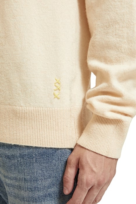 DROPPED SHOULDER BASIC MOCK IN RECYCLED POLYESTER BLEND LIGH 7