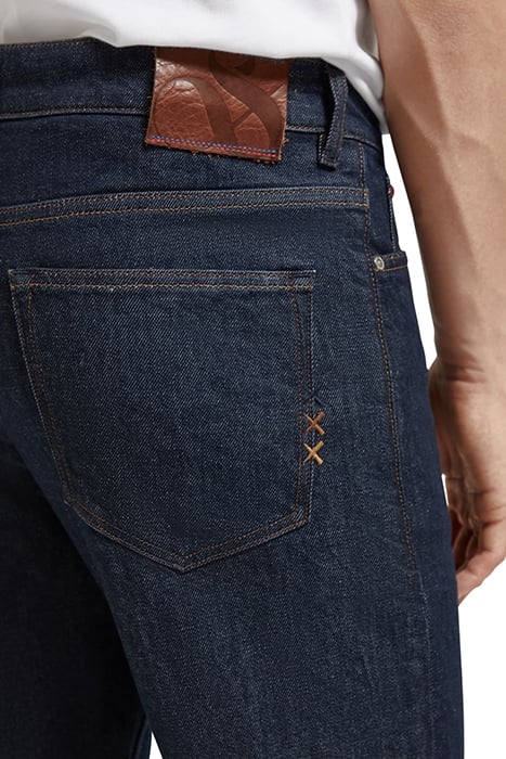 THE DROP REGULAR TAPERED JEANS — DEEP INK 7